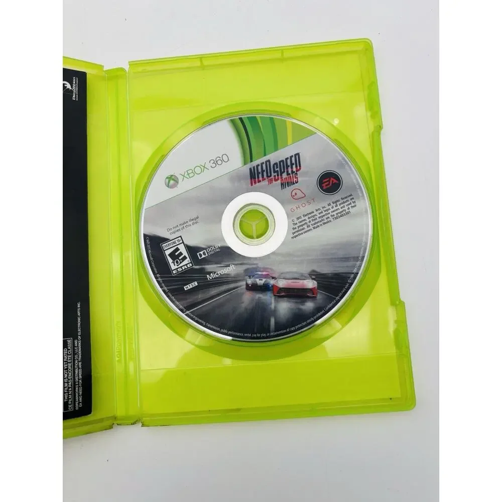 Need for Speed: Rivals (Microsoft Xbox 360, 2015) No Manual Tested Works VG Cond